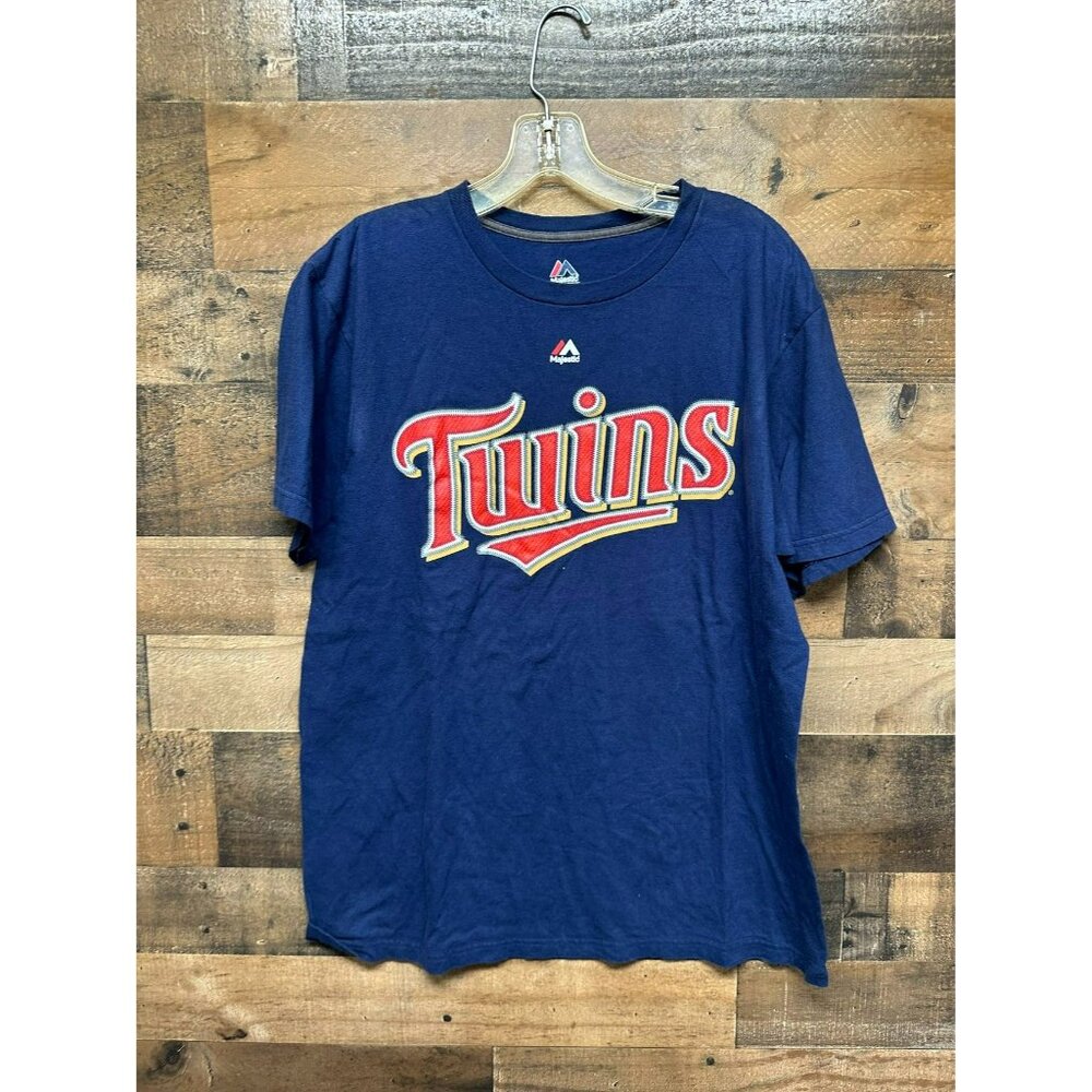 Majestic Tripe Peak Men's Minnesota Twins‎ T-Shirt Size Large